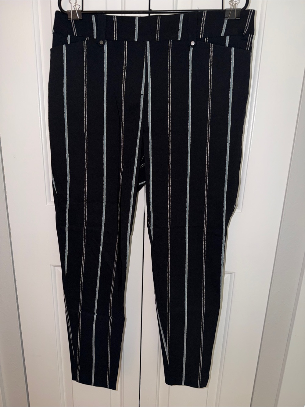 Maurices Slim Stripped Pull-on Stretch Pants